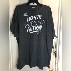 NFL DALLAS COWBOYS COTTON T-SHIRT -LIGHTS CAMERA ACTION- 2XL - Brand New